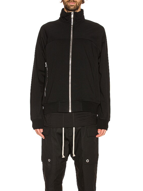 Rick Owens Zip Front Jacket in Black | FWRD