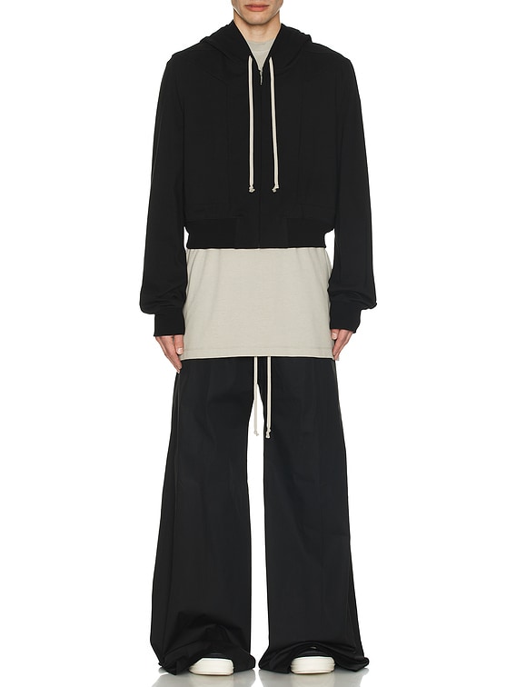 Rick Owens Edfu Hooded Jacket in Black | FWRD Rick Owens Edfu Hooded Jacket in Black | FWRD