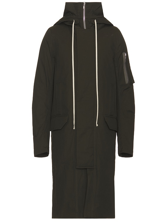 Rick Owens Megaparka in Forest | FWRD