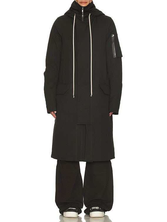 Rick Owens Megaparka in Forest | FWRD