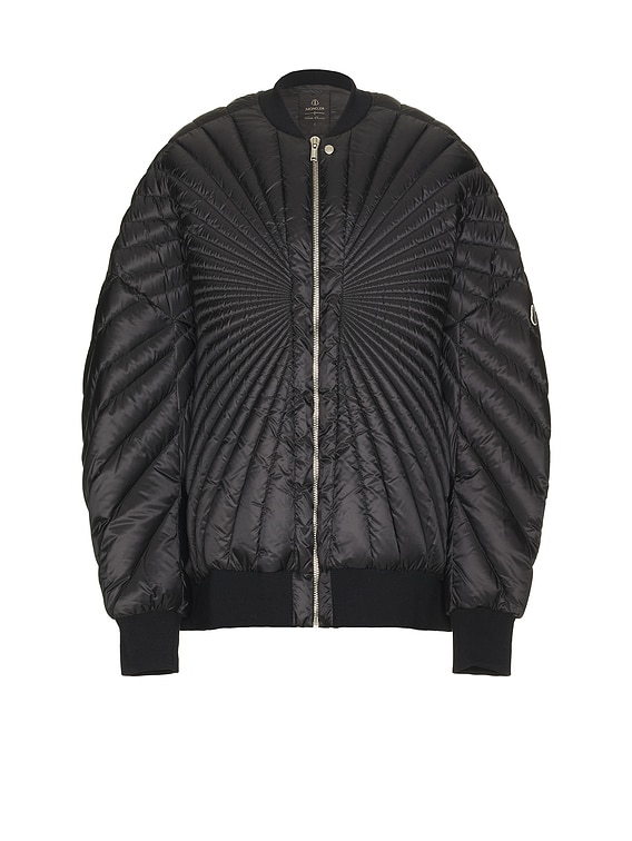 限定コラボ【Moncler& Rick Owens】Bomber Radiance Peter Rick Owens x Moncler Radiance Peter Jacket in Black | FWRD