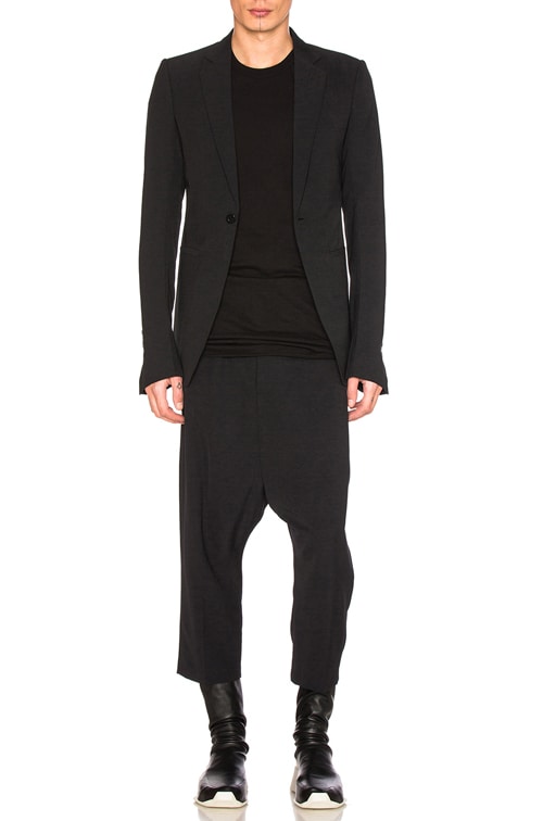 Rick Owens Soft Blazer in Black | FWRD