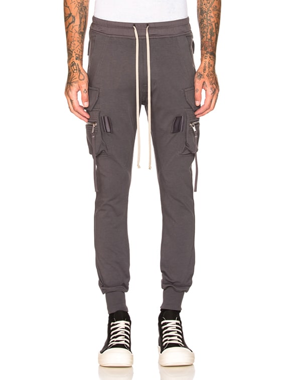 Rick Owens Cargo Jog in Iron | FWRD