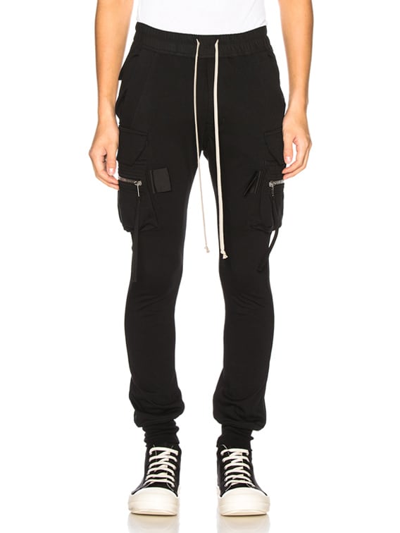 Rick Owens Cargo Jog in Black | FWRD