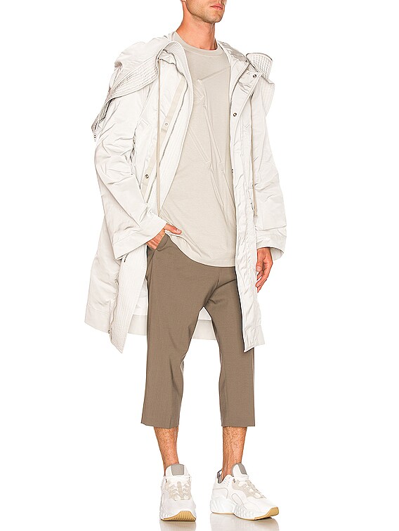 Rick Owens Cropped Astaire Trouser in Dust | FWRD