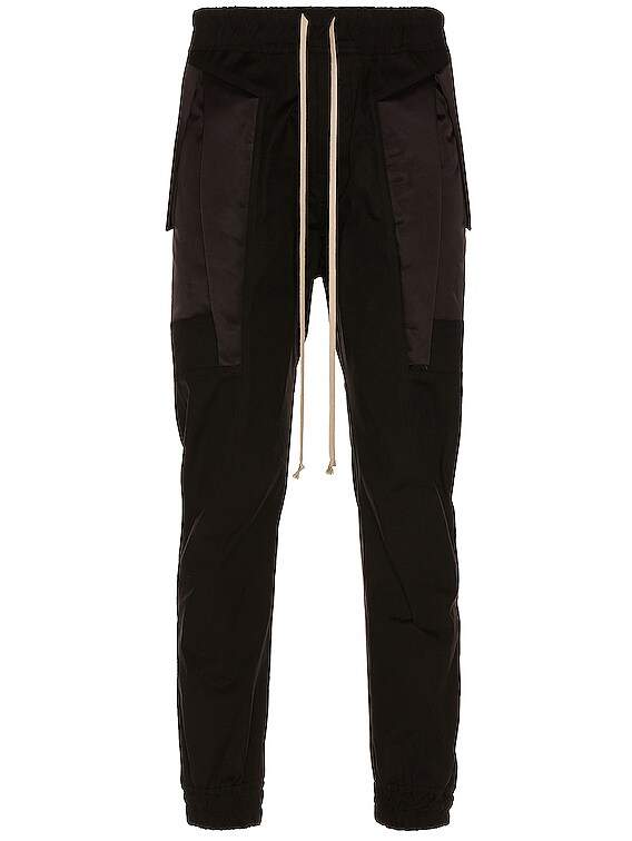 Rick Owens Fog Biker Joggers in Black | FWRD