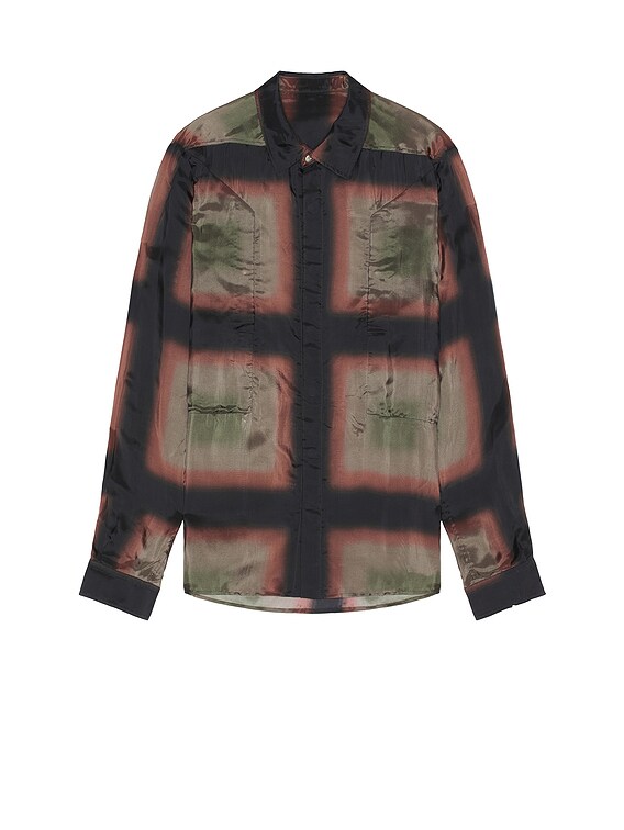 トップス FOGPOCKET OUTERSHIRT Rick Owens Fogpocket Outershirt in Throat | FWRD