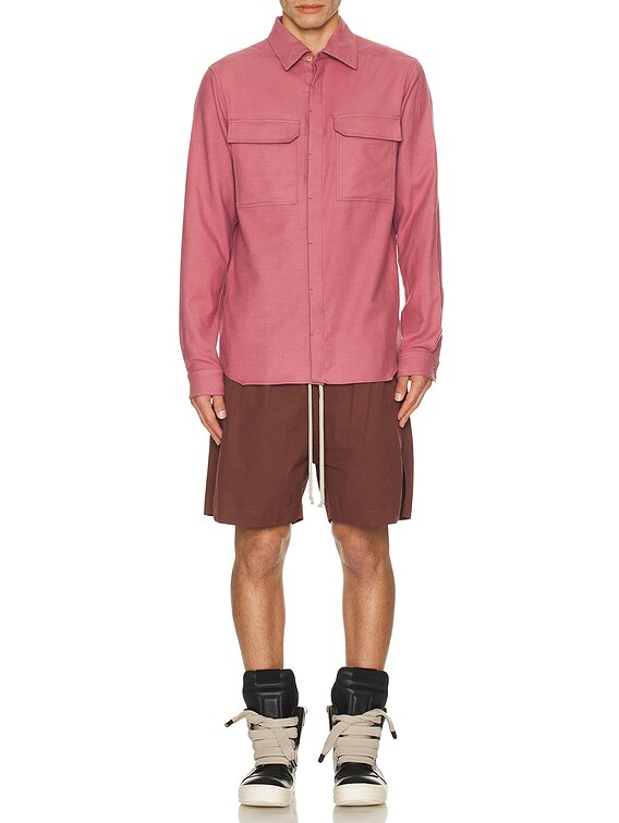 Tシャツ・カットソー RICK OWENS FW24 Rick Owens Work Shirt (RU02D6291 FL 36) Tシャツ・カットソー RICK OWENS FW24 Rick Owens Work Shirt