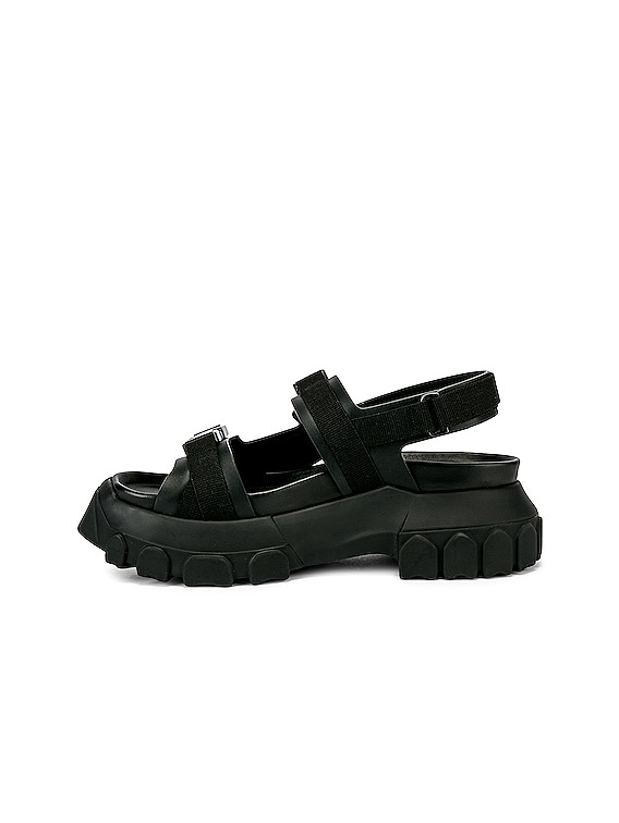 Rick Owens Tractor Sandals in Black | FWRD