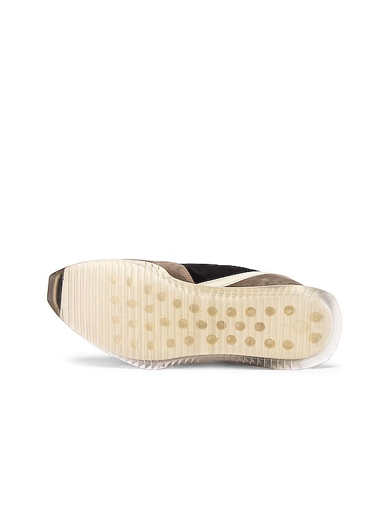 Rick Owens Lace Up New Vintage Runner in Black | FWRD
