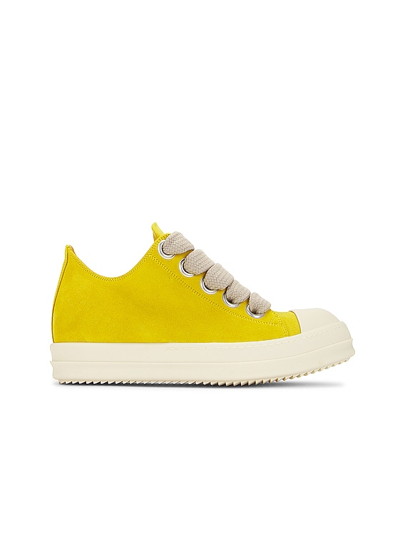 Rick Owens Ramone Low Sneaker in Lemon & Milk | FWRD