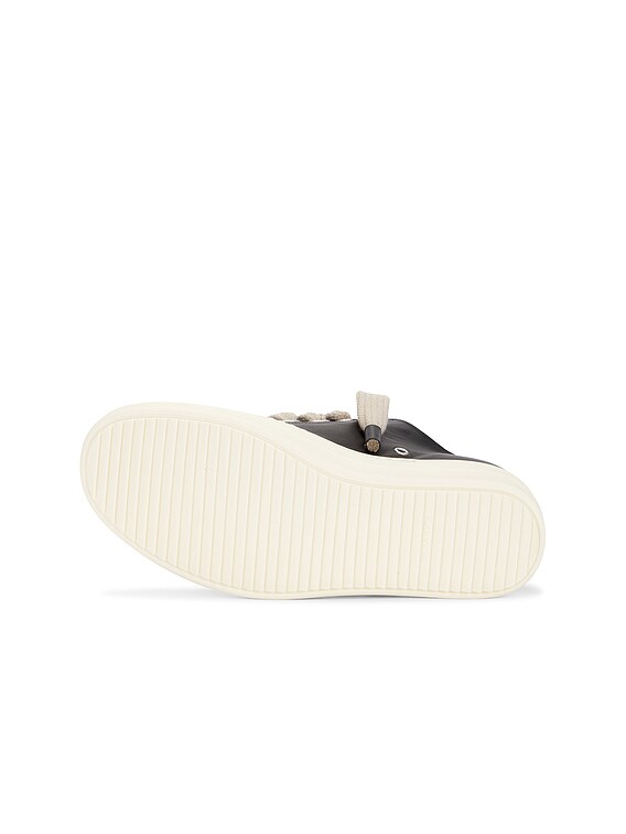 スニーカー RICK OWENS | JUMBOLACED LOW SNEAKERS BLACK/PEARL/MILK(LCOW2) Rick Owens Porterville Jumbo Laced Low Sneakers Black/Pearl