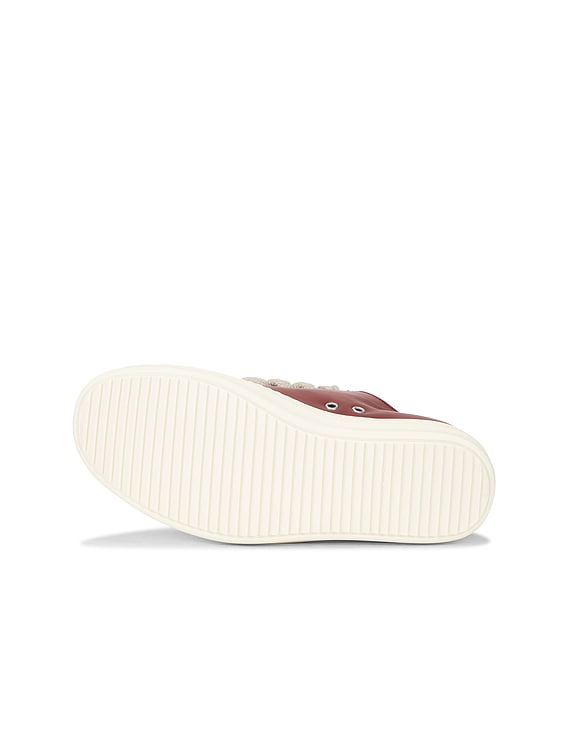 あきらさん専用 rickowens jumbolace low40 Rick Owens Jumbolace Low Sneaker in Rosewood & Milk | FWRD