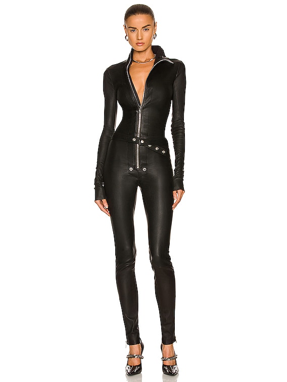Rick Owens Tight Gary Catsuit in Black | FWRD