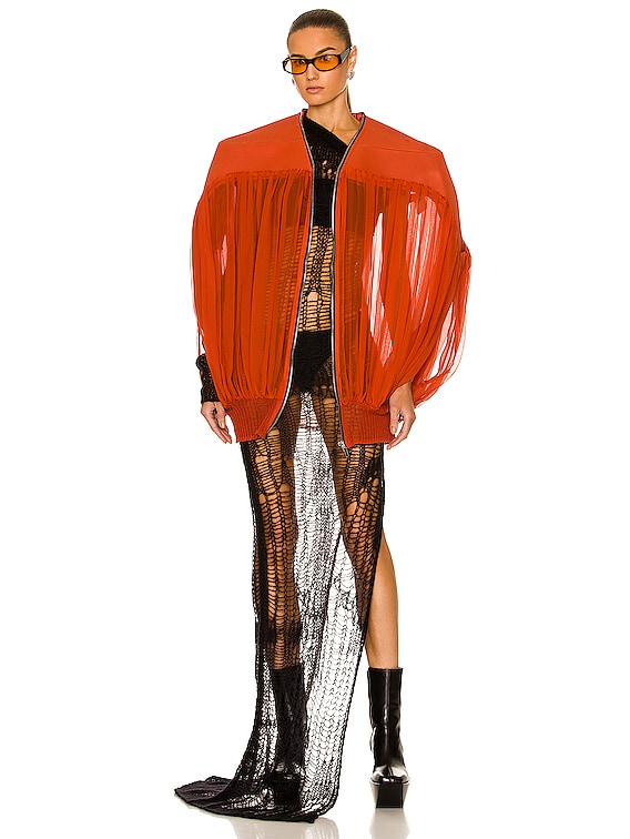 Rick Owens Spider Ziggy Dress in Black | FWRD
