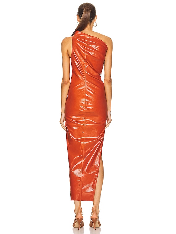 【関税込み】rick owens Athena' dress Rick Owens Athena Dress in Carnelian | FWRD