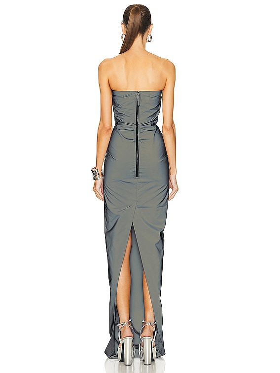 Rick Owens Bustier Gown in Reflex | FWRD