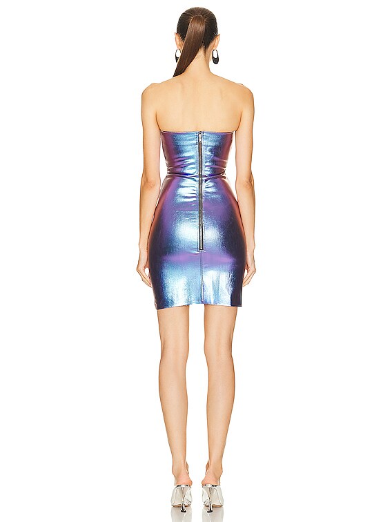 Rick Owens Prong Mini Dress in Aurora | FWRD