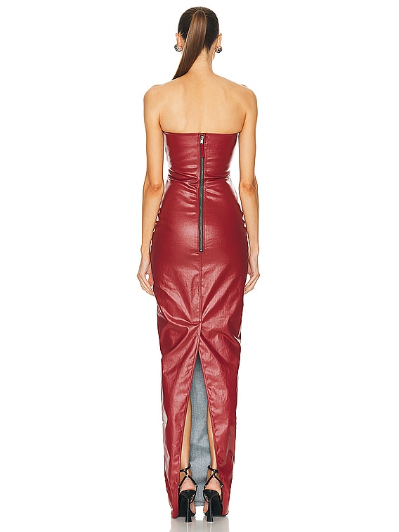 Rick Owens Prong Gown in Cardinal Red | FWRD