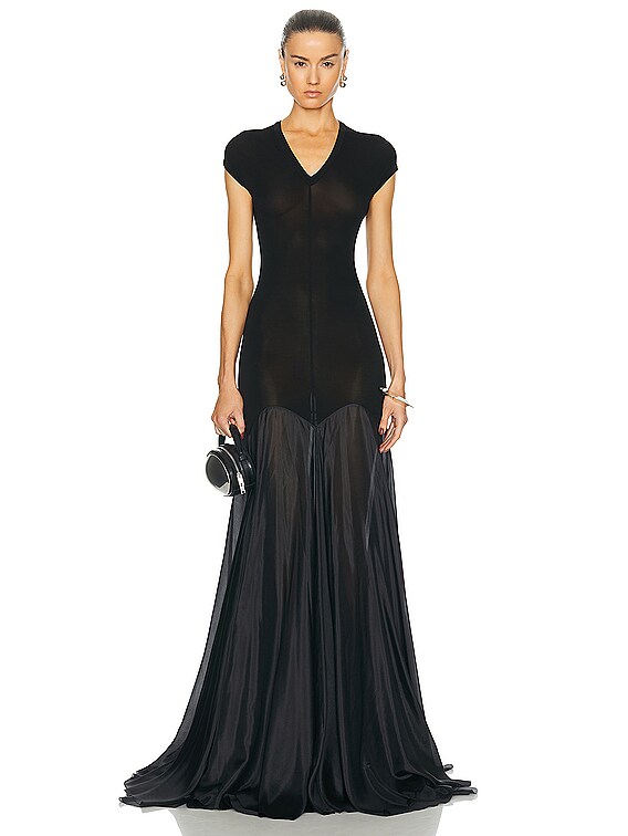 Rick Owens Lido Divine Gown in Black | FWRD
