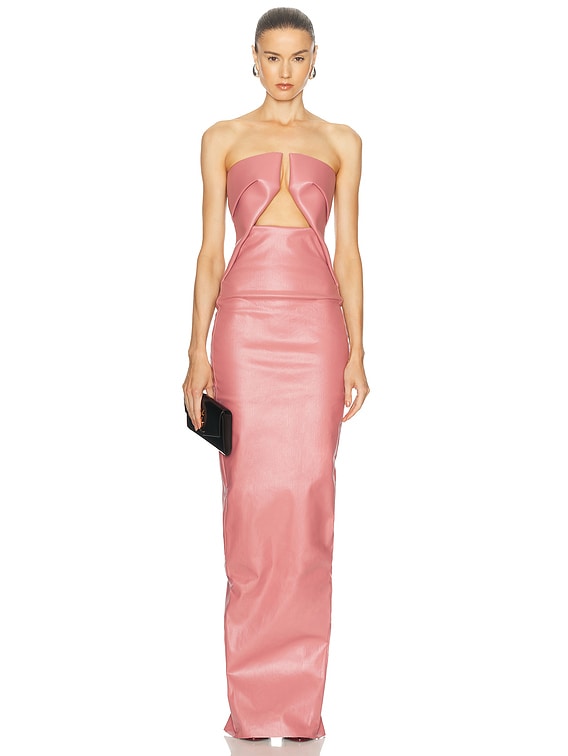 Rick Owens Abito Prong Gown in Thulian | FWRD