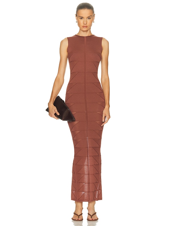 Rick Owens Tank Dress in Rosewood | FWRD