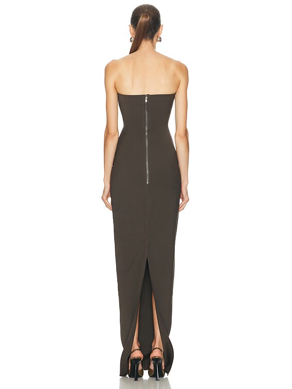 Rick Owens Prong Gown in Darkdust | FWRD