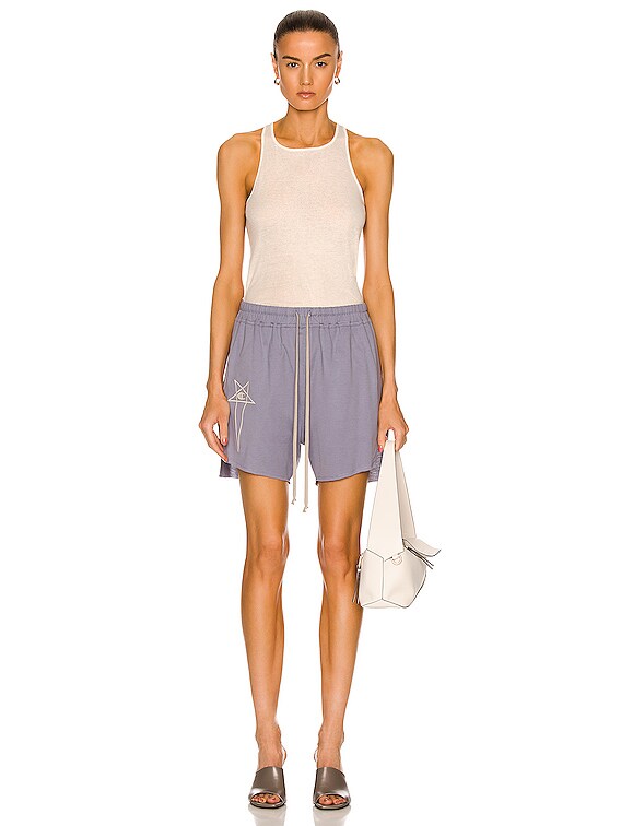Rick Owens x Champion Dolphin Boxer Short in Bruise | FWRD