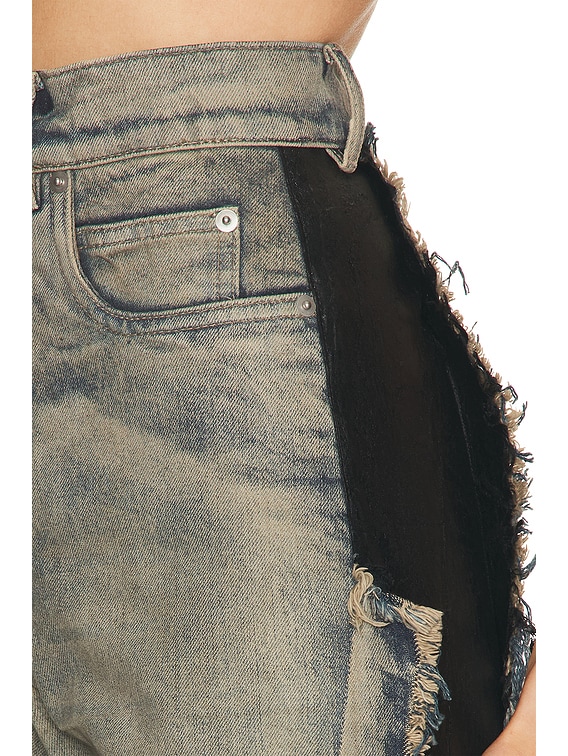 Rick Owens Bolan Bootcut in Dirty Hustler & Black | FWRD