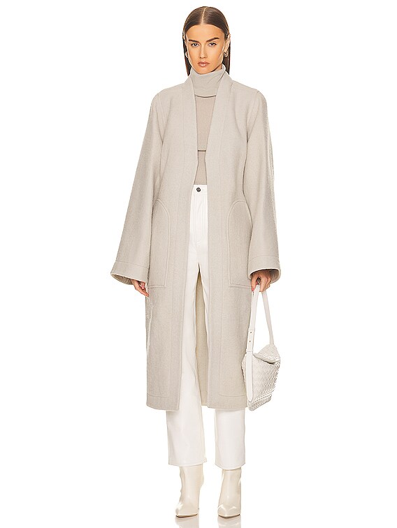 Rick Owens Dagger Robe in Pearl | FWRD