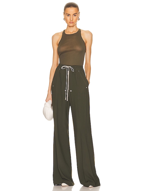 Rick Owens Drawstring Geth Belas Pant in Green | FWRD Rick Owens Drawstring Geth Belas Pant in Green | FWRD