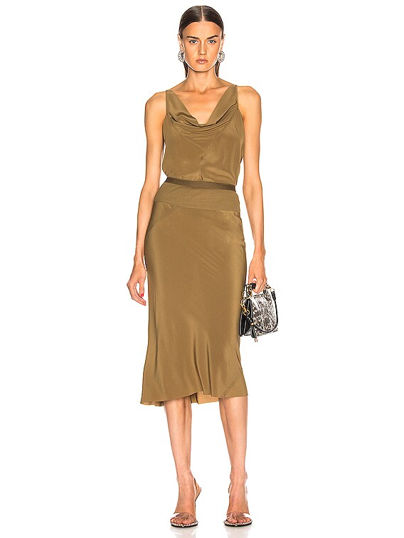 ワンピース RICK OWENS Women Mid Skirts RP02D3524 BROWN RP01E7686_VILK_34_01.jpg?