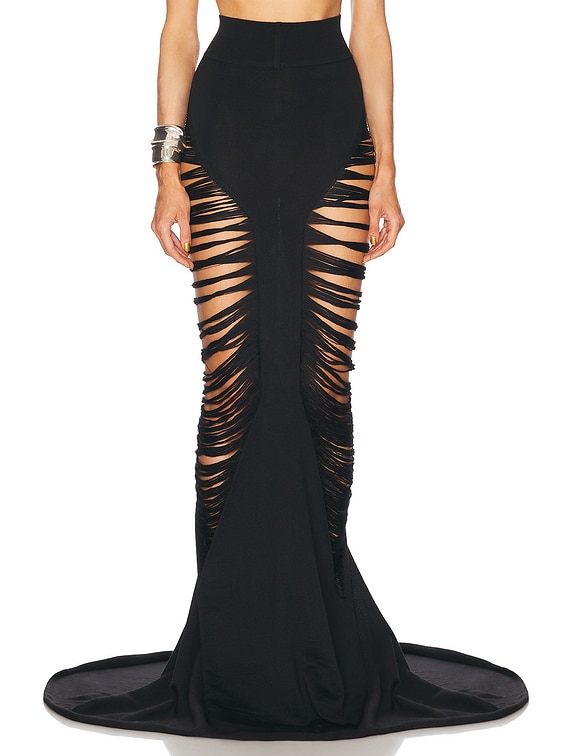 Rick Owens Tanja Skirt in Black | FWRD