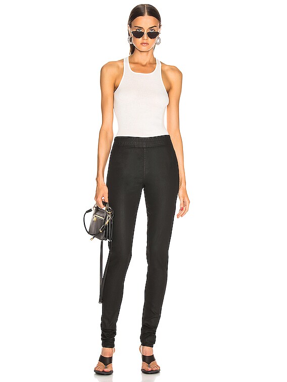 トップス Rick Owens BASIC RIB TANK MILK XS Rick Owens Basic Rib Tank Top in Milk | FWRD