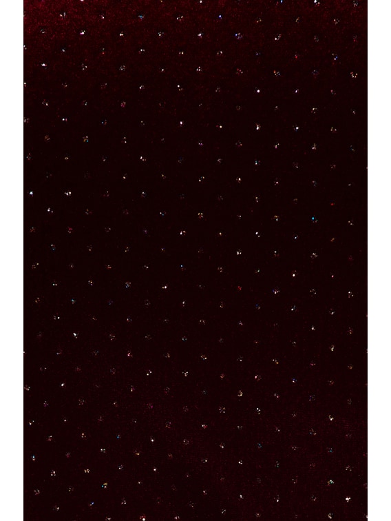 Redemption Velvet Glitter Dress in Bordeaux | FWRD