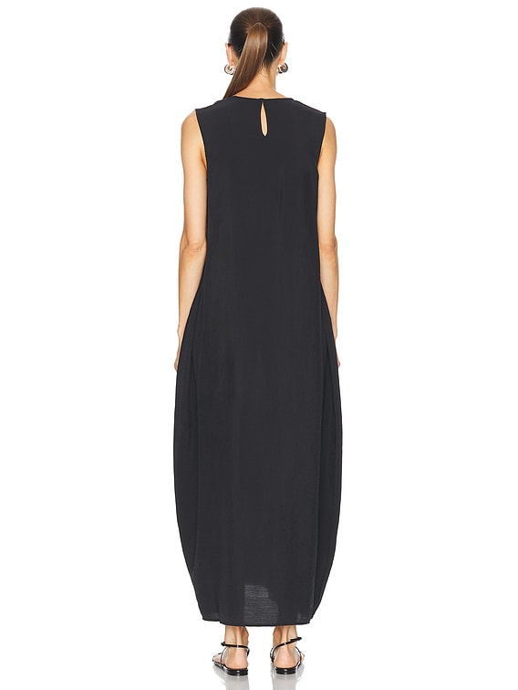 rohe hammered silk dress Barika hammered-silk midi dress - cream