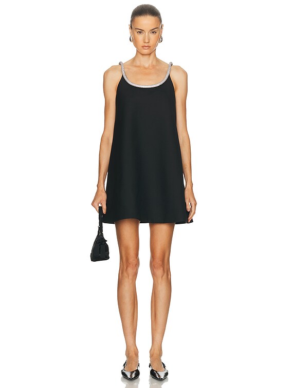 dress asymmetrical neckline The Structured A-Line Mini Dress S