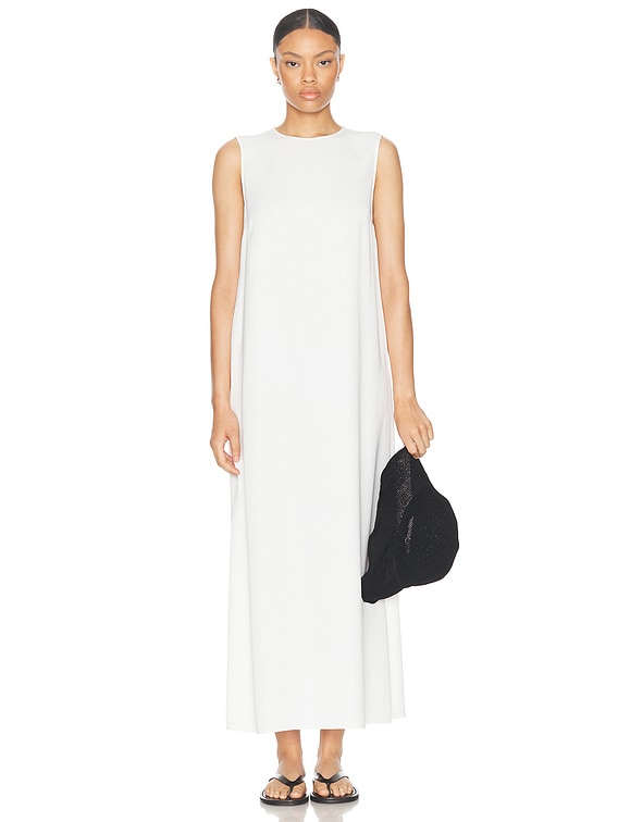Rohe Sleeveless Fluid Satin Dress in Cream | FWRD