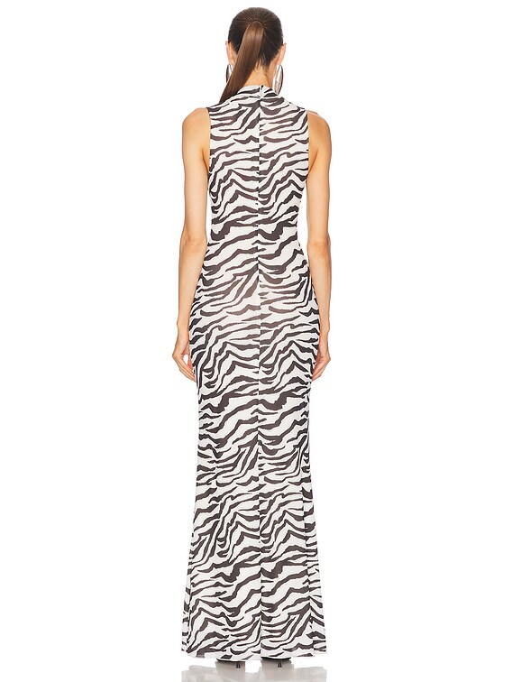 Ronny Kobo for FWRD Morell Dress in Zebra | FWRD Ronny Kobo for FWRD Morell Dress in Zebra | FWRD