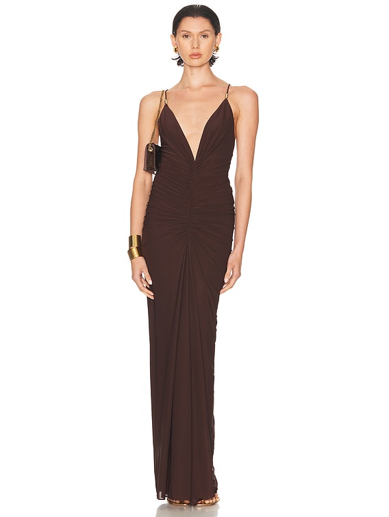 Ronny Kobo Anya Dress in Basalt | FWRD