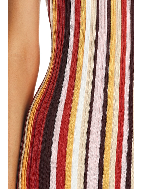 Ronny Kobo Kerry Knit Dress in Rust Multi | FWRD Ronny Kobo Kerry Knit Dress in Rust Multi | FWRD