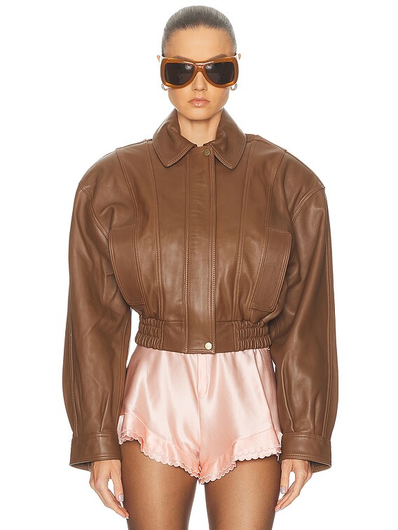 Ronny Kobo Samson Jacket in Tobacco | FWRD