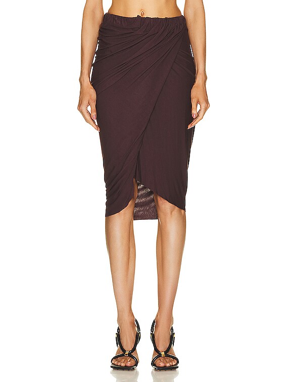 RICK OWENS LILIES スカート - Eggplant | FWRD