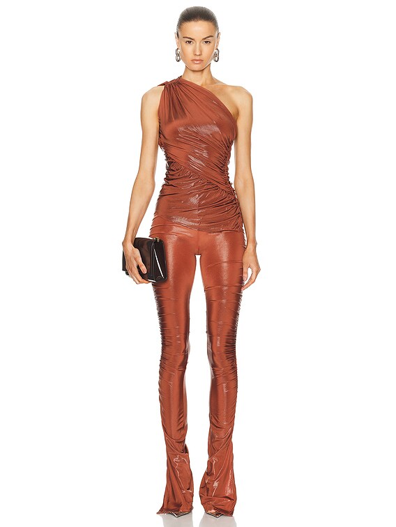 トップス 00s RICK OWENS lilies ormar and mirta RICK OWENS LILIES Amira Top in Tangerine | FWRD