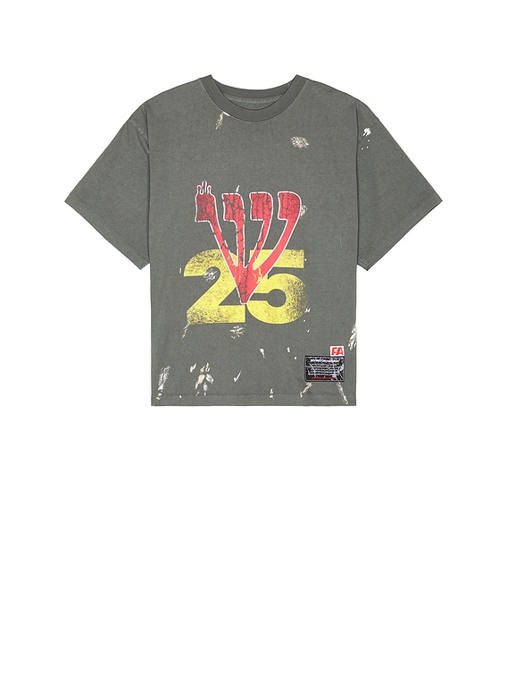 【RRR123】LOVE STUFF TEE / GRY /Tシャツ/要在庫確認 RRR123 Love Stuff T-Shirt in Grey | FWRD