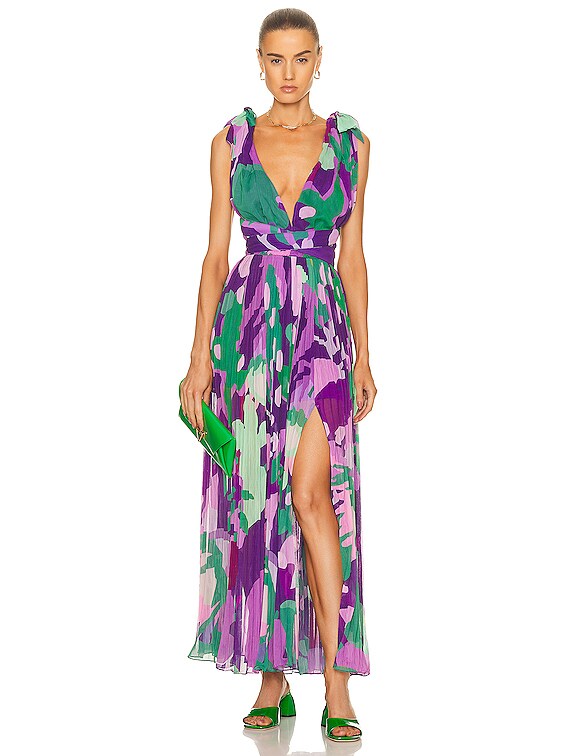 ROCOCO SAND Aerin Sleeveless Maxi Dress in Purple FWRD