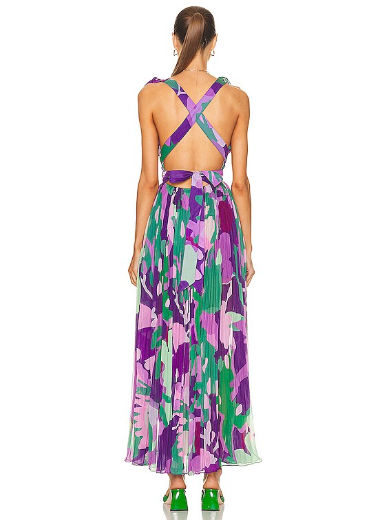 ROCOCO SAND Aerin Sleeveless Maxi Dress in Purple FWRD