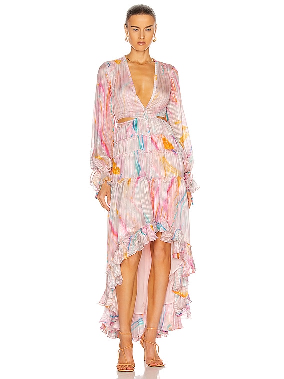 ROCOCO SAND Davina Maxi Dress in Pink | FWRD