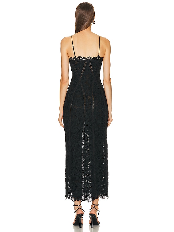 ROCOCO SAND Paris Long Dress in Black | FWRD
