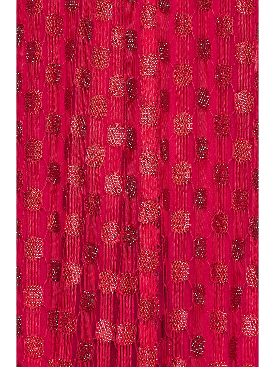 raisa vanessa red dress Red Silk Velvet Maxi Dress With Handmade Flower Detail RAISA VANESSA INT